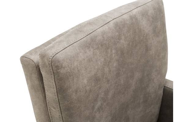 Goossens eetkamerstoel leen bruin microvezel - 8171206-06