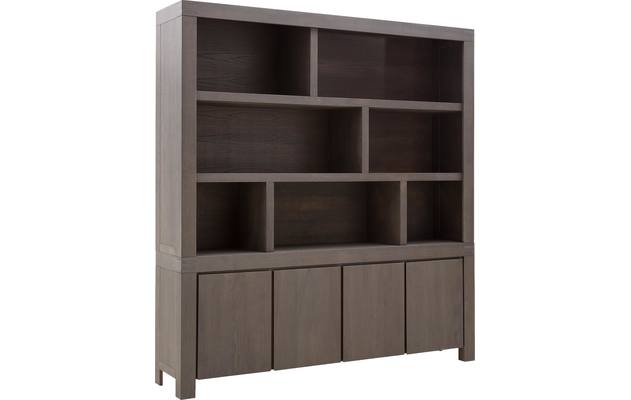 Goossens buffetkast clear donker bruin eiken - 8171208-04