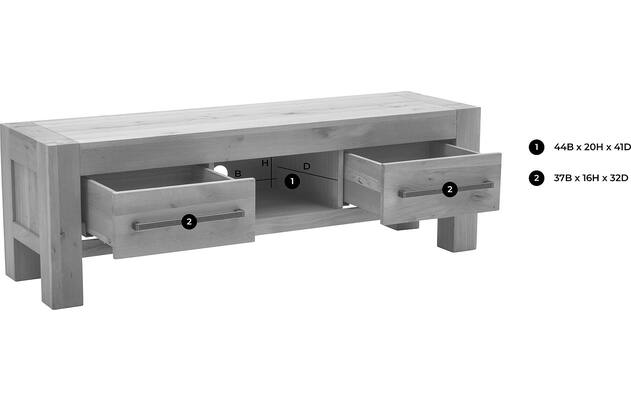 Goossens tv meubel roots grijs eiken - 8171364-goossens-roots-tv-meubel-eiken-grijs-50