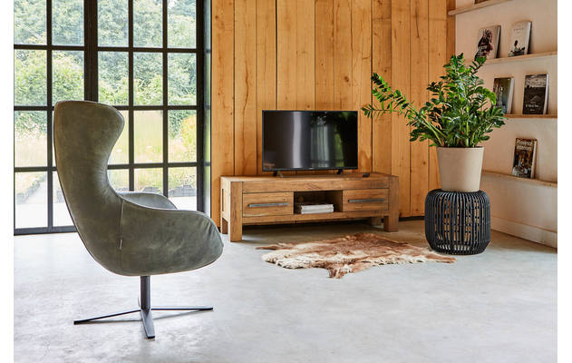 Goossens tv meubel roots grijs eiken - 8171413-01