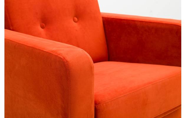 Goossens fauteuil hipp geel stof - 8171441-05