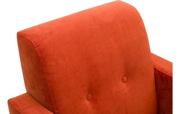 Goossens fauteuil hipp geel stof - 8171441-06