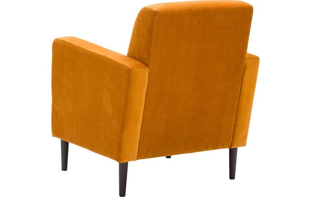 Goossens fauteuil hipp geel stof - 8171442-03