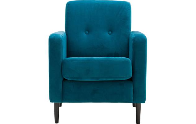 Goossens fauteuil hipp groen stof - 8171443-02