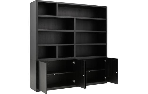 Goossens buffetkast barcelona zwart eiken - 8171447-05