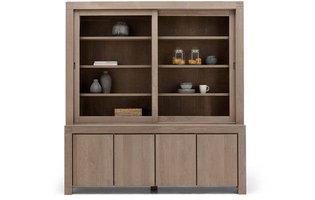 Goossens buffetkast clear blank eiken - 8171962-02