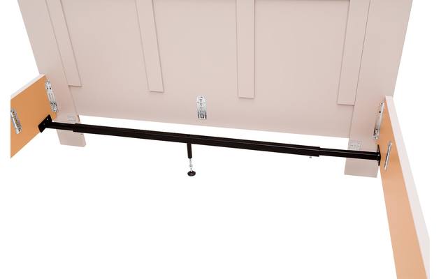Goossens dwarsbalk infinity dwarsbalkenset zwart metaal - 8180012-06