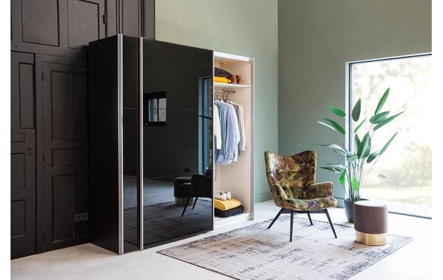 Goossens kledingkast sydney zwart hoogwaardig meubelplaat - 8180024-16