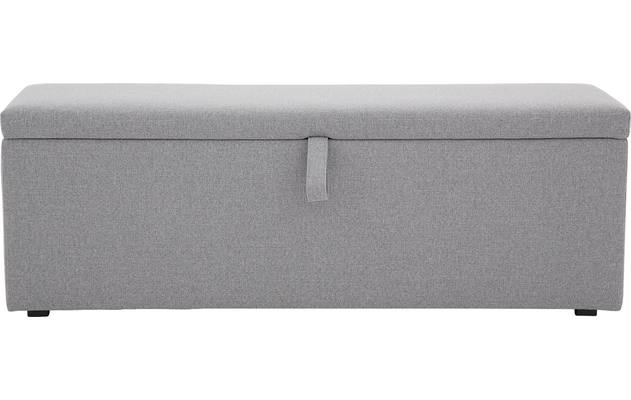 Goossens bedbank dutch comfort line b grijs stof - 8180126-01
