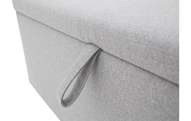 Goossens bedbank dutch comfort line b grijs stof - 8180126-09