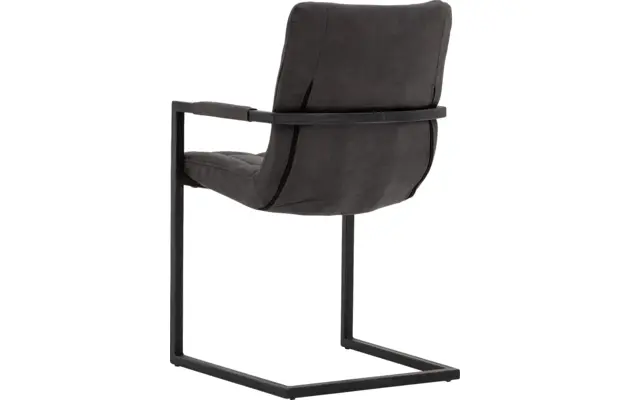 Goossens eetkamerstoel steven grijs microvezel - 8180180-04