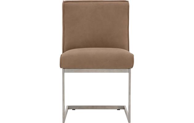 Goossens excellent eetkamerstoel tom bruin leer - 8180200-01