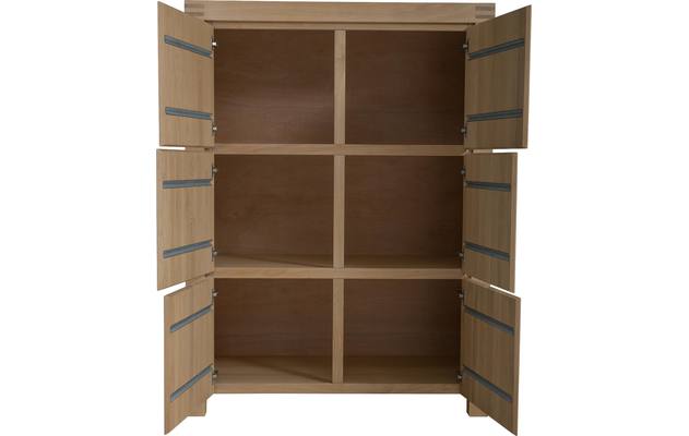 Goossens opbergkast clear blank eiken - 8180269-02