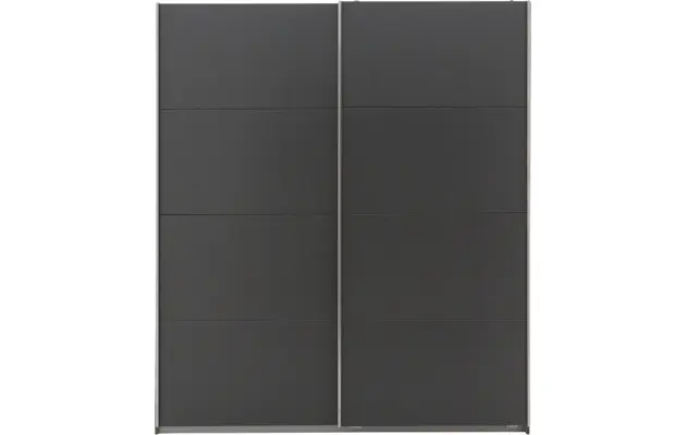 Goossens basic kledingkast miami grijs hoogwaardig meubelplaat - 8180319-A-01