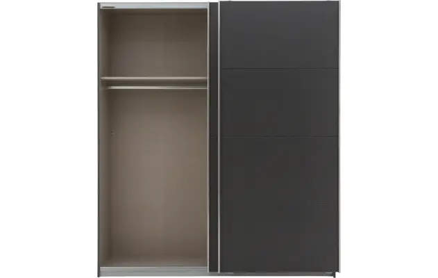 Goossens basic kledingkast miami grijs hoogwaardig meubelplaat - 8180319-A-02