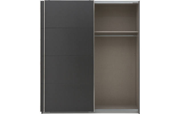 Goossens basic kledingkast miami grijs hoogwaardig meubelplaat - 8180319-A-03