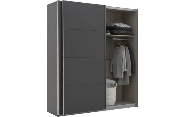 Goossens basic kledingkast miami grijs hoogwaardig meubelplaat - 8180319-A-05