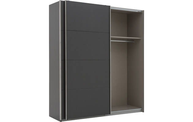 Goossens basic kledingkast miami grijs hoogwaardig meubelplaat - 8180319-A-06