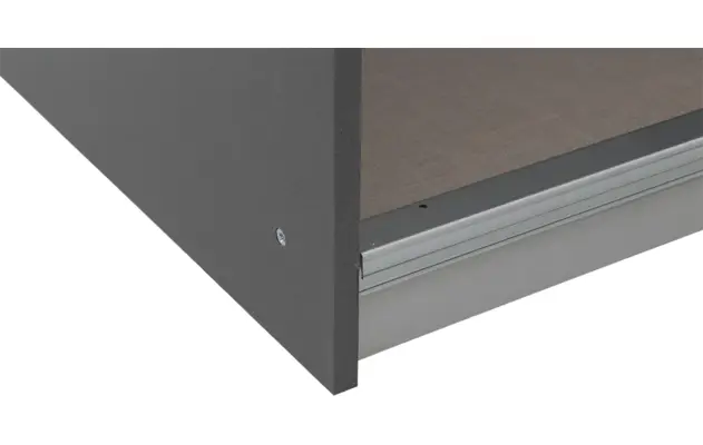 Goossens basic kledingkast miami grijs hoogwaardig meubelplaat - 8180319-A-10