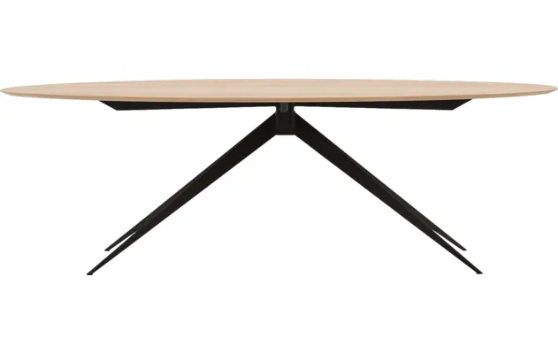 Goossens excellent eettafel uniek blank eiken - 8180337-01