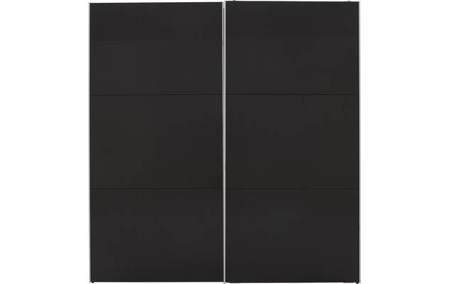 Goossens kledingkast sydney zwart hoogwaardig meubelplaat - 8180435-02