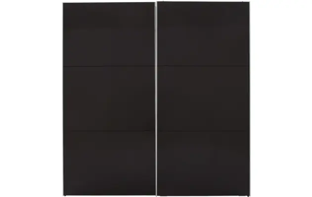 Goossens kledingkast sydney zwart hoogwaardig meubelplaat - 8180435-02