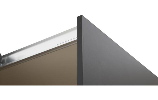 Goossens kledingkast sydney zwart hoogwaardig meubelplaat - 8180435-09