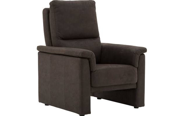 Goossens fauteuil pim bruin micro leer - 8180569-02
