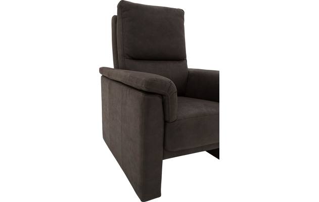 Goossens fauteuil pim bruin micro leer - 8180569-05