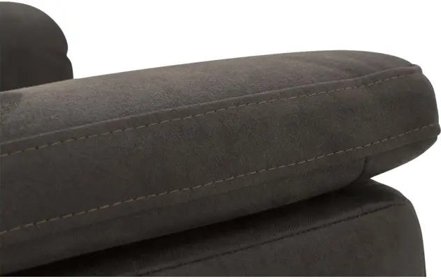 Goossens fauteuil pim bruin micro leer - 8180569-09