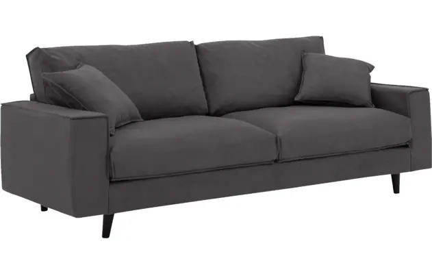 Goossens zitbank jonas grijs stof - 8180585-1456-02