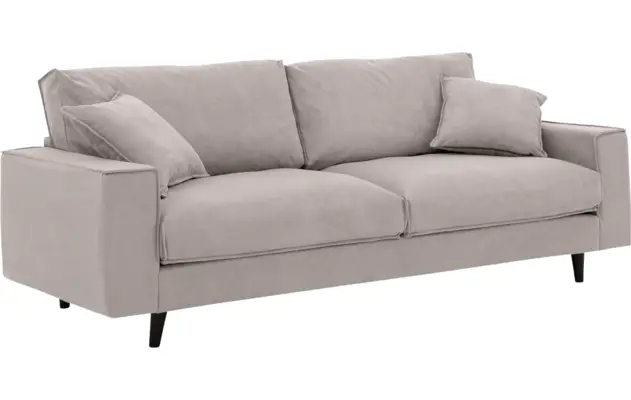 Goossens zitbank jonas beige stof - 8180585-1459-02