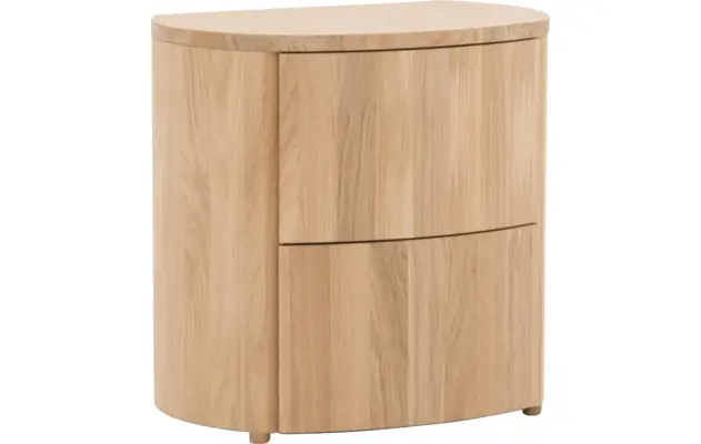 Goossens excellent nachtkastje donna onbewerkt eiken - 8180703-02