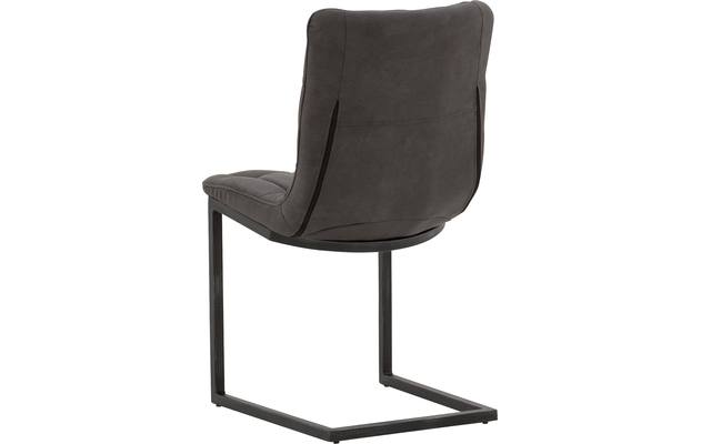 Goossens eetkamerstoel steven grijs microvezel - 8180731-03