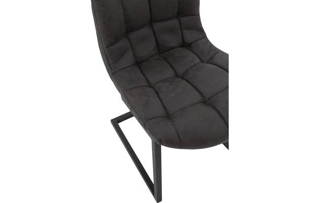 Goossens eetkamerstoel steven grijs microvezel - 8180731-05