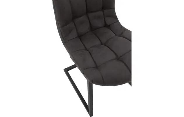 Goossens eetkamerstoel steven grijs microvezel - 8180731-05