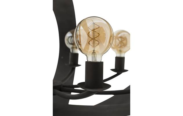 Goossens excellent hanglamp dauphine zwart metaal - 8180883-06