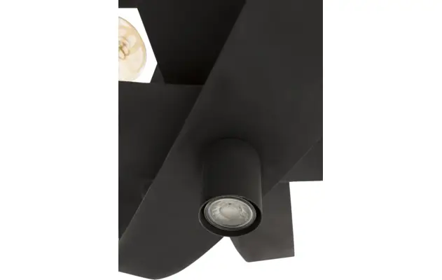 Goossens excellent hanglamp dauphine zwart metaal - 8180883-09