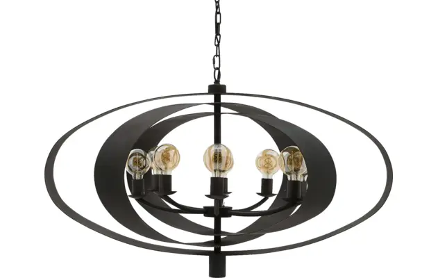 Goossens excellent hanglamp dauphine zwart metaal - 8180883-13