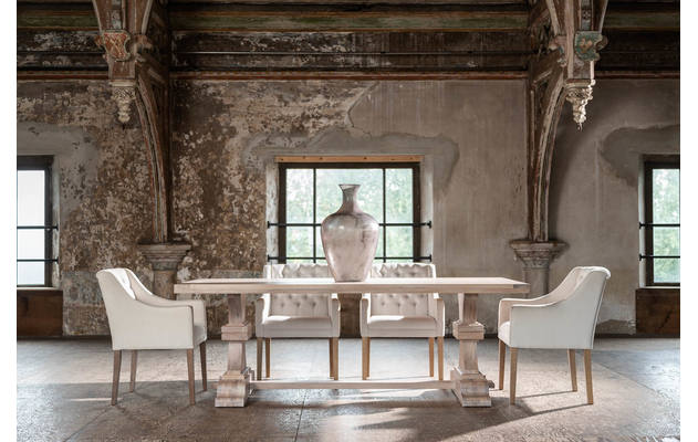 Goossens eetkamerstoel pearl wit stof - 8180951-eettafel_Britain-07