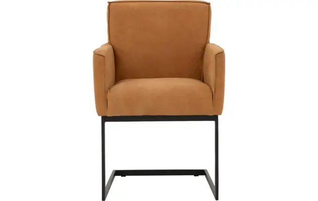Goossens excellent eetkamerstoel tom bruin leer - 8180984-01