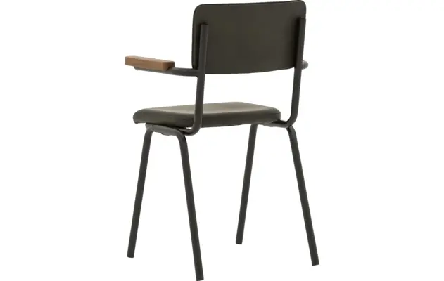 Goossens eetkamerstoel chaplin groen leer - 8181082-03