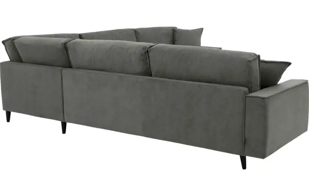 Goossens hoekbank jonas grijs stof - 8181093-1456-12