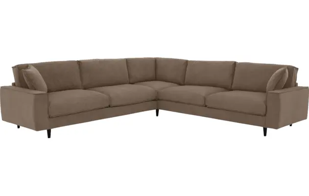 Goossens hoekbank jonas grijs stof - 8181093-1458-02