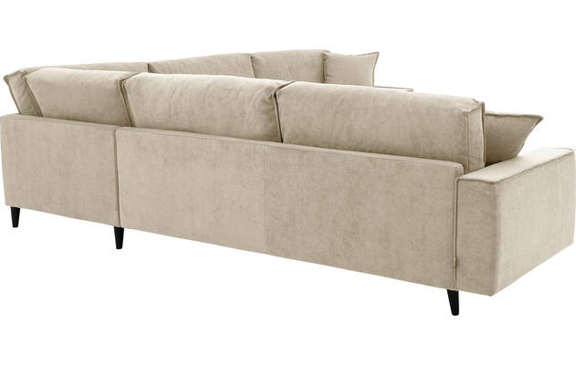 Goossens hoekbank jonas beige stof - 8181093-1459-12