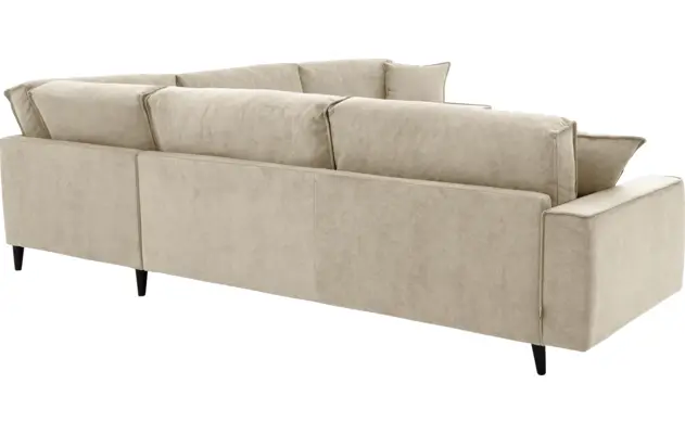 Goossens hoekbank jonas beige stof - 8181093-1459-12