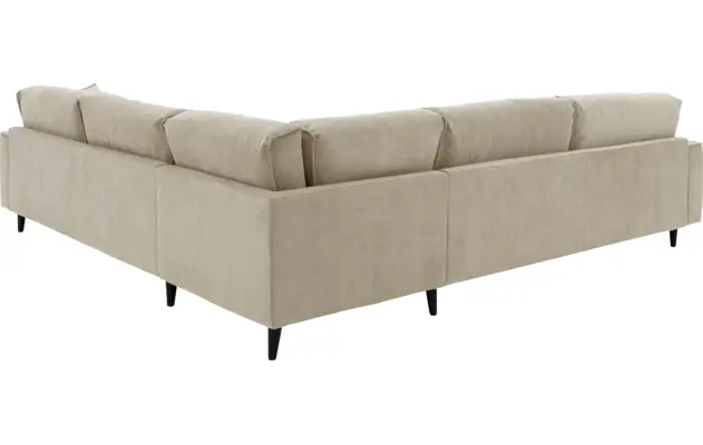 Goossens hoekbank jonas beige stof - 8181093-1459-16
