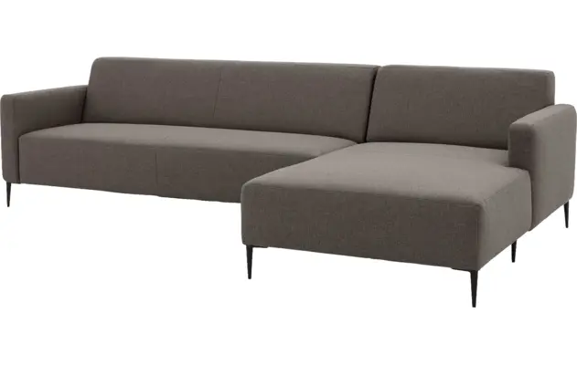 Goossens loungebank key west bruin stof - 8181098-370-02-gespiegeld