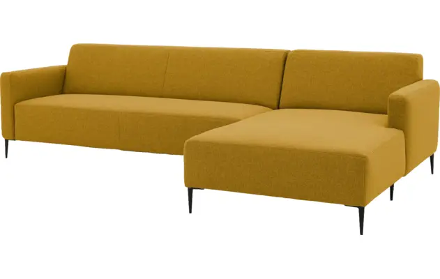 Goossens loungebank key west geel stof - 8181098-372-02-gespiegeld