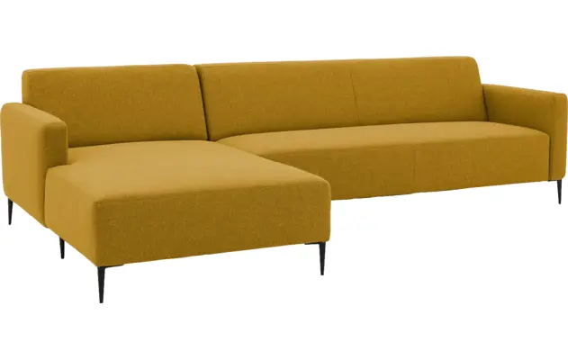 Goossens loungebank key west geel stof - 8181098-372-02